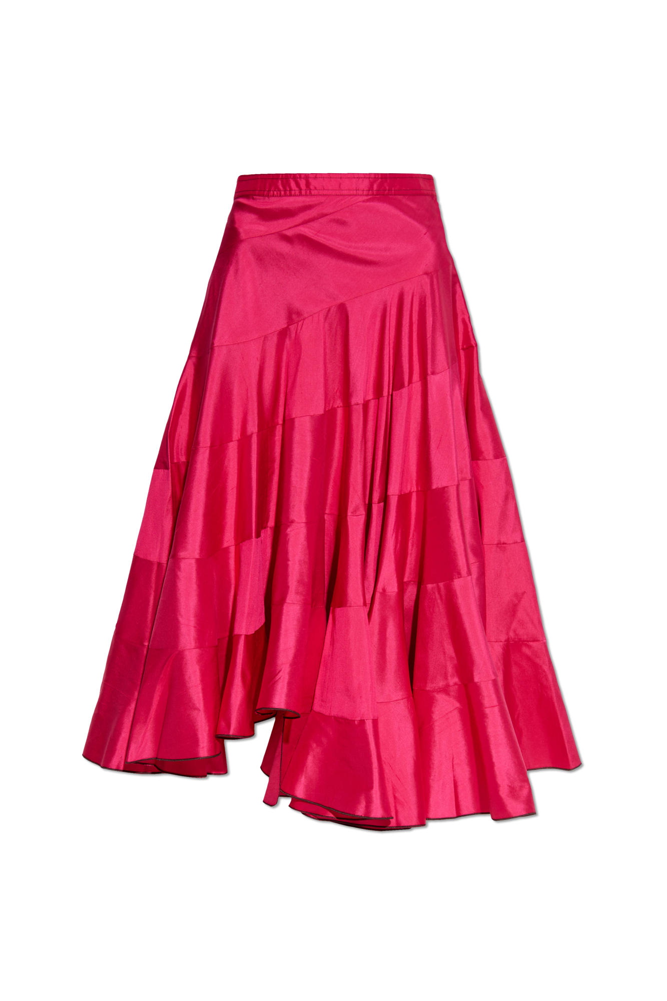 Tory Burch Silk skirt with an asymmetrical cut | Women's